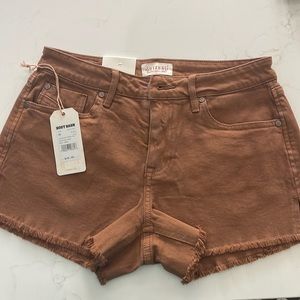 Camel colored shorts by Shyanne